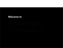 Tablet Screenshot of ensembletherapy.com